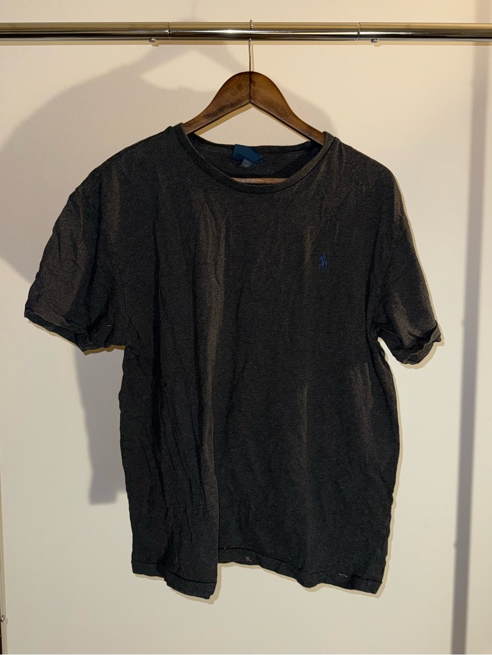 Polo by Ralph Lauren Black Short-Sleeve Crewneck Tee with Blue Pony